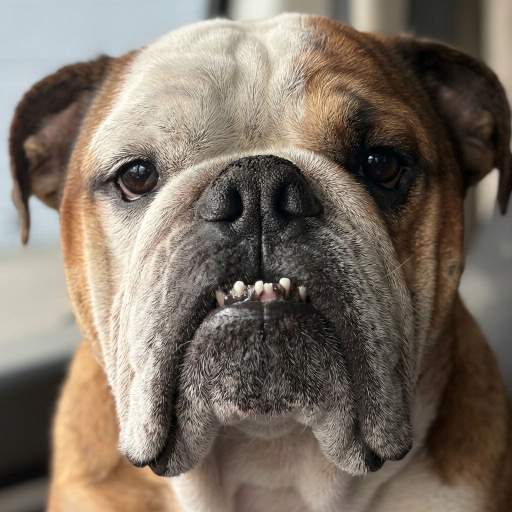 Notre mascotte bulldog